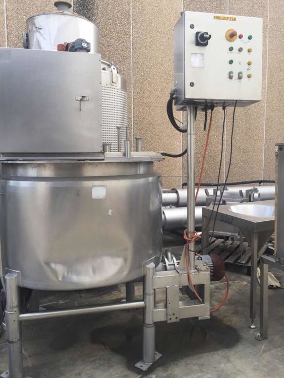 Other 1,000LT Jacketed Stainless Steel Mixing Tank w/ Emulsifier