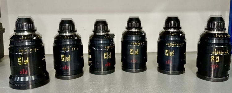 Cooke S7i Prime 6 Lens Set