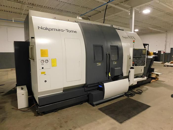 Nakamura Tome FANUC 16IT CNC CONTROL 4500 Rpm SUPER NTX 6 Axis