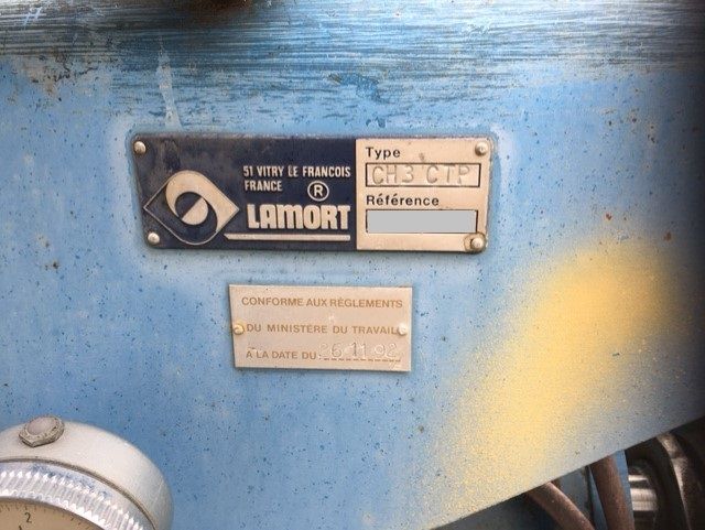 Lamort type SP 300 pressure screen