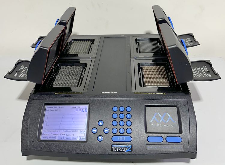 MJ Research DNA Engine Tetrad2 PTC-240 Thermal Cycler with 96/384 Well Alpha Blocks