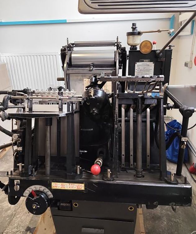 Heidelberg Tiegel  26 x 38 cm