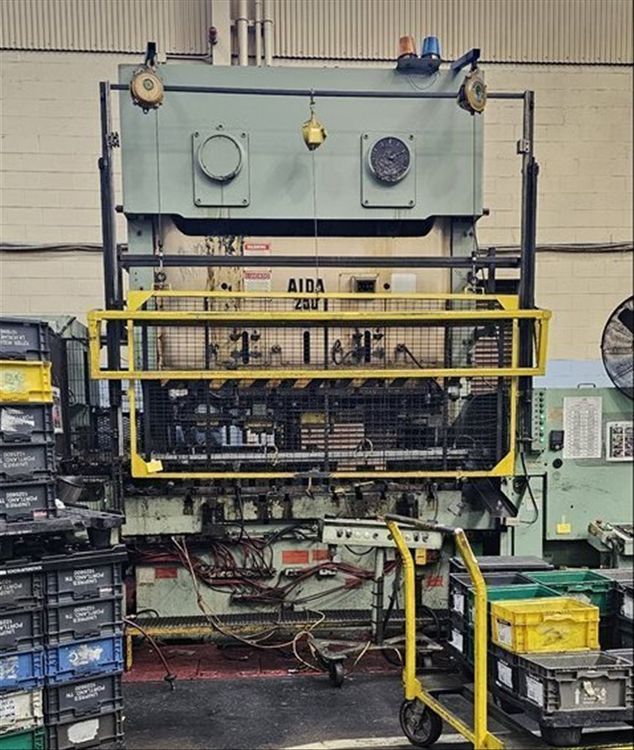 Aida NC2-250 Double Crank Gap Frame Press 250 Ton