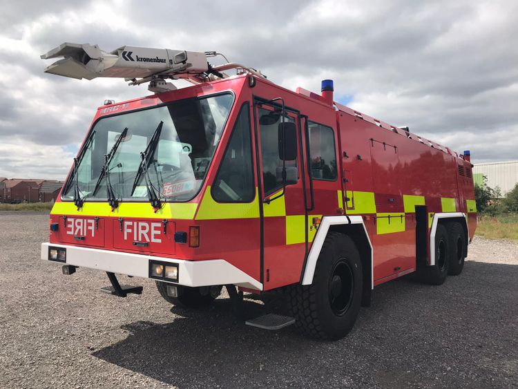 Kronenburg Airport fire truck