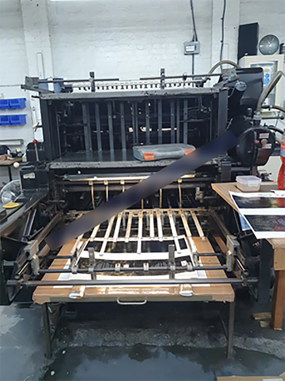 Heidelberg S Line Foiling Press