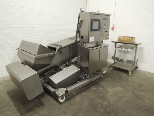 CFS I 400 and TS in-line Screwloader / meat analyzer