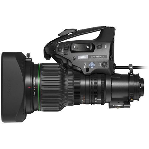 Canon CJ24ex7.5B IASE S 4K UHD 2/3" 24x Portable Servo Zoom Lens