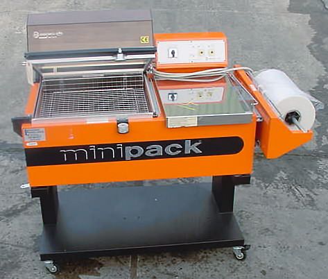 Mini Pack FM-76 SC, Semi Automatic L Sealer And Shrink Tunnel Combination 16" x 20" l