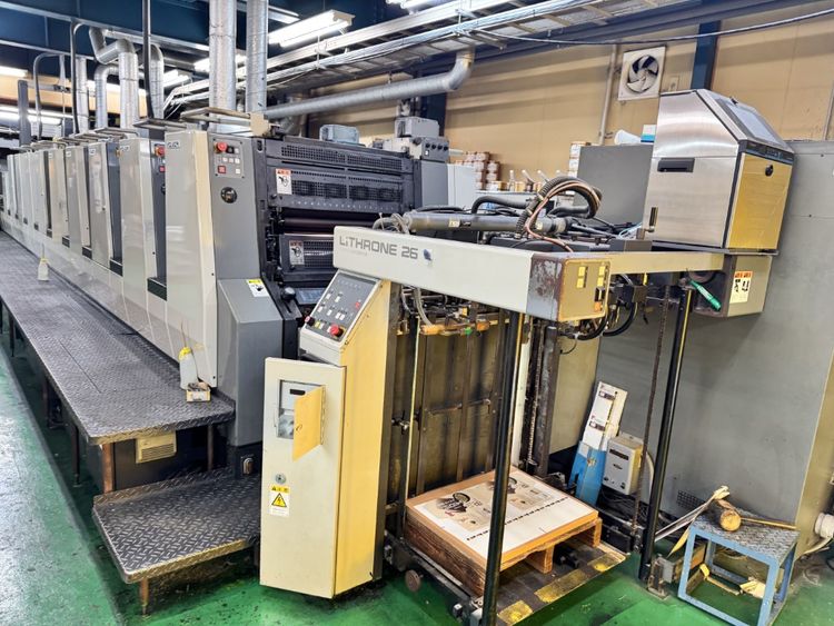 Komori LITHRONE L-626+UV and Coater 480 X 660MM