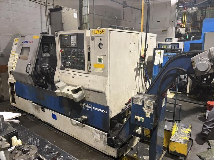 Doosan CNC Control Variable 240B 3 Axis