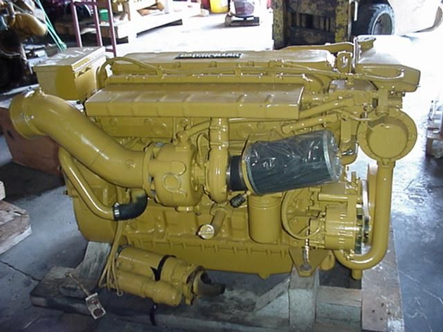 2 Caterpillar 3116TA RBLT MARINE ENGINE 350 HP