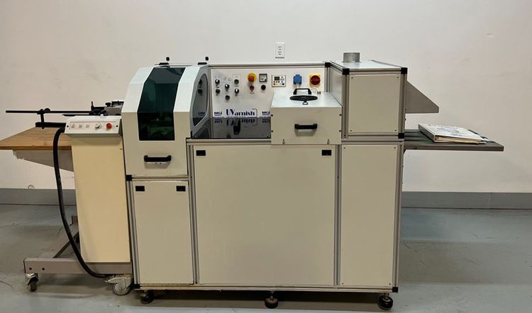 MGI V4 UV Coater w/  auto feeder