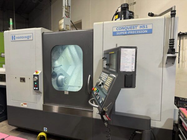 Hardinge Fanuc Oi-TD Control 4,700 RPM Conquest H51MSY-SP 5  Axis