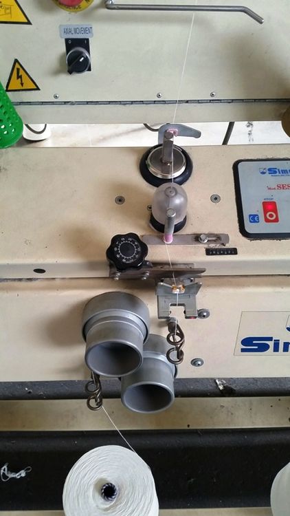 Simet Manual cone winder for bobbins dyeing SES/AL