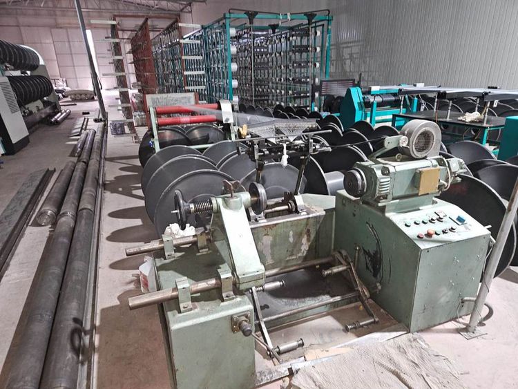 Karl mayer Complete raschel warp knitting mill 218" 28 E