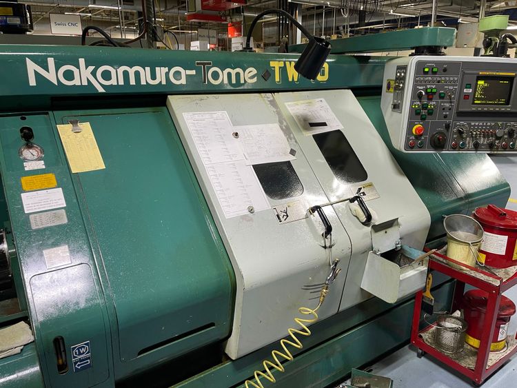 Nakamura Tome FANUC 16TT CNC CONTROL 5500 RPM TW-10MM 6-AXIS CNC TURNING CENTER 6 Axis