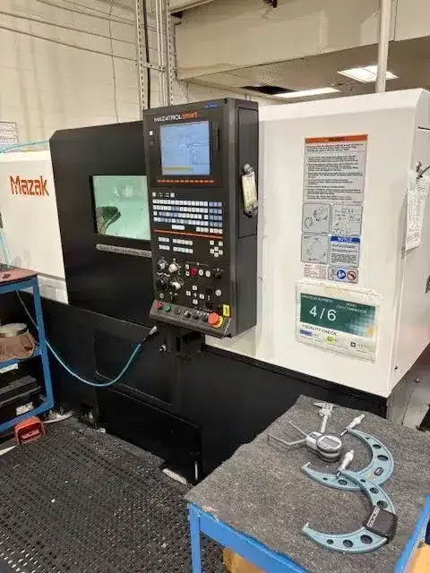 Mazak Mazatrol Smart CNC Conversational Control 4,500 RPM QTU-250 2 Axis