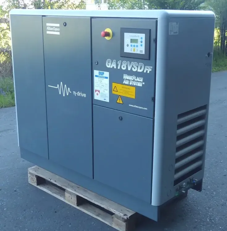 Atlas Copco GA18VSDFF   Max pressure: 12.8 bar