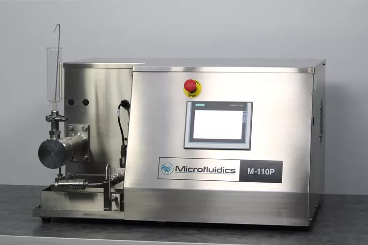 Microfluidics M110P High Shear Benchtop Microfluidizer Processor Homogenizer