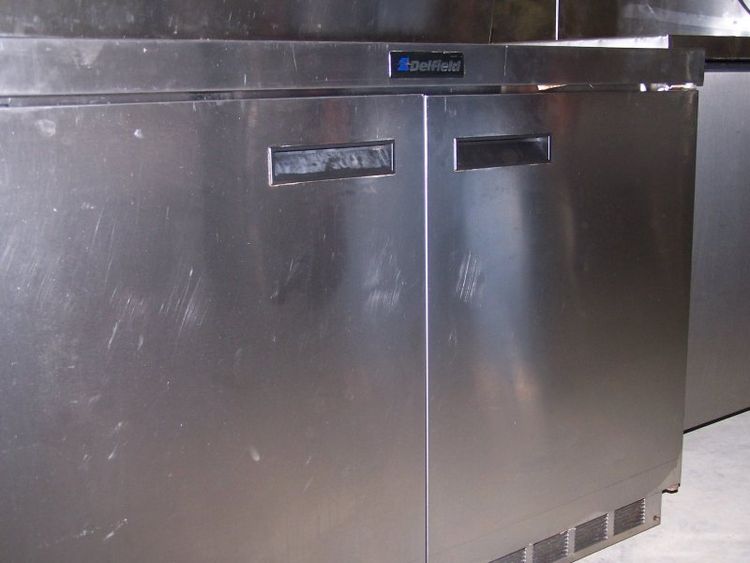 Delfield Double-Door Worktop Commercial Refrigerator