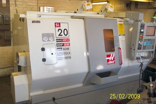 Haas HAAS CNC WITH COLOR CRT 4000 RPM SL-20 BIG BORE 2 Axis