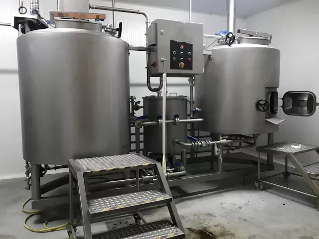 Ca l'Arenys Microbrewery Brewhouse