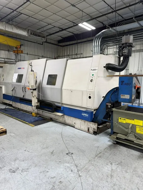 Doosan FANUC 21i-TB CNC Color Control 750 rpm PUMA 800L  2 Axis