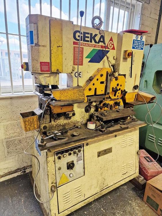 Geka HYDRACROP 55A HYDRAULIC STEELWORKER 55 ton capacity