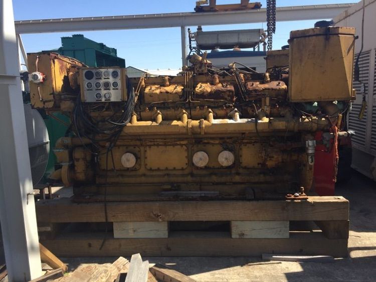 2 Caterpillar CAT D399TA Marine Diesel Engine