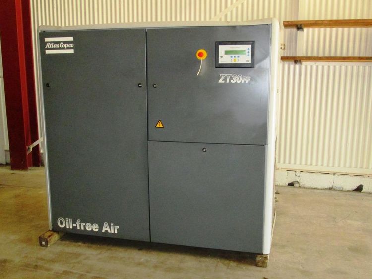 Atlas Copco ZT-30 air-cooled oil-free air compressor
