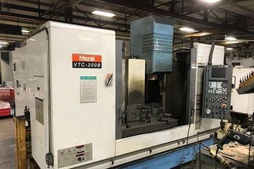 Mazak VTC-200 B	Mazatrol Fusion 640M 3 Axis