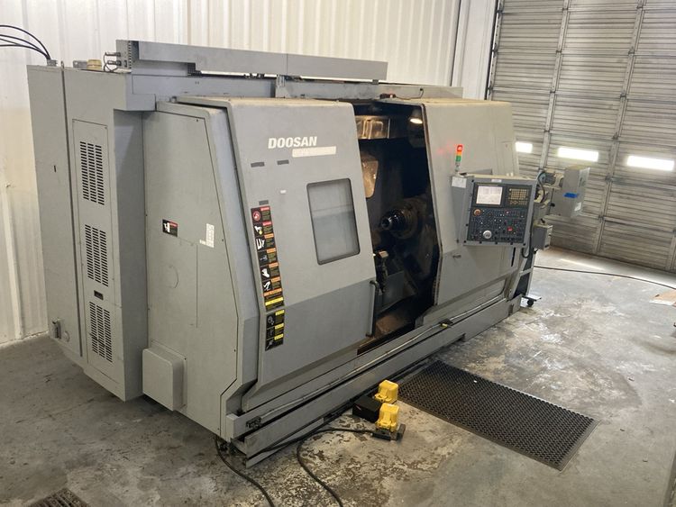 Doosan Fanuc 18i-TB Control 5,000 RPM PUMA MX-2000ST  9 Axis