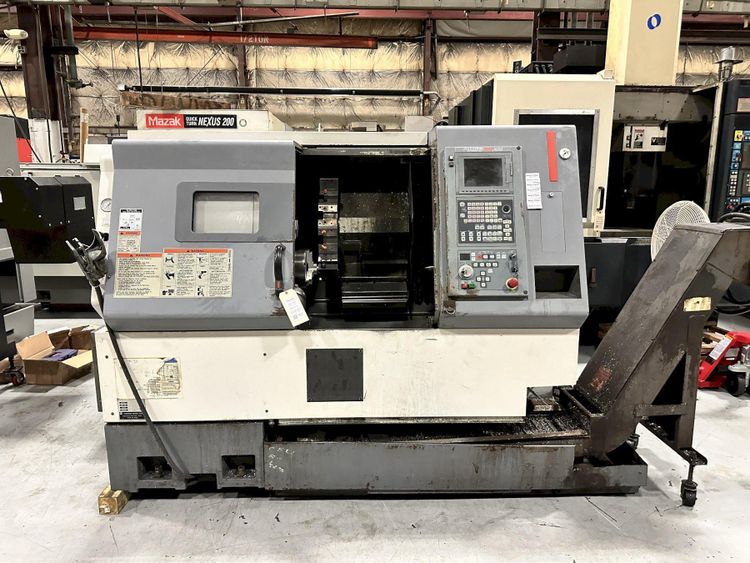 Mazak Mazatrol 640T Nexus CNC Control 5,000 rpm QTN-200 - Horizontal Lathes 2 Axis