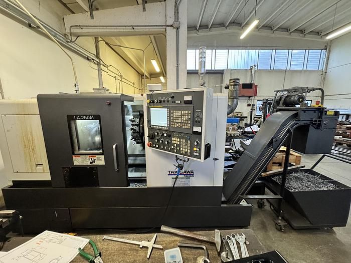 Takisawa FANUC Oi-TF MGI 4000 rpm LA-250M 2 Axis
