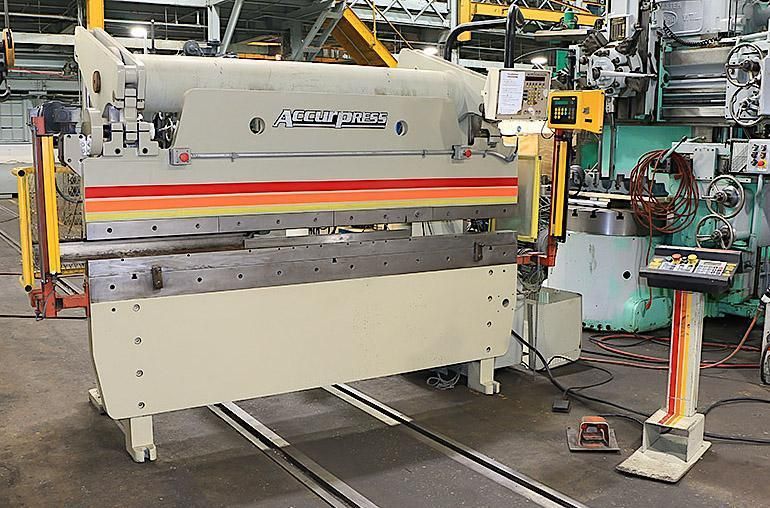 Accurpress 7608 HYDRAULIC CNC PRESS BRAKE 60 tons
