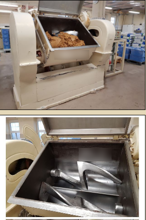 3 Nagema DMK 400 Double sigma blade mixer for biscuits