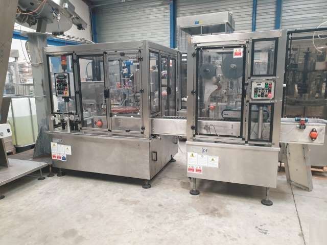 TIRELLI MONOBLOC, Filler -screwer-labeler for bottles