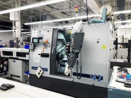 Hardinge Fanuc 31i 6000 RPM (Main & 2nd Spindle) Super Precision T42 2 Axis