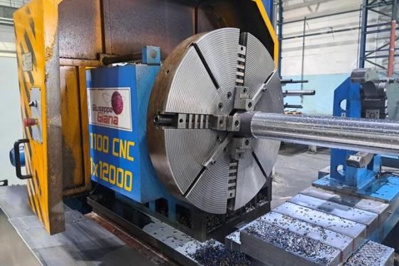 Siemens 840 D-SL control 800 rpm GIUSEPPE GIANA GGH 1100/760 x 12.000 CNC 2 Axis