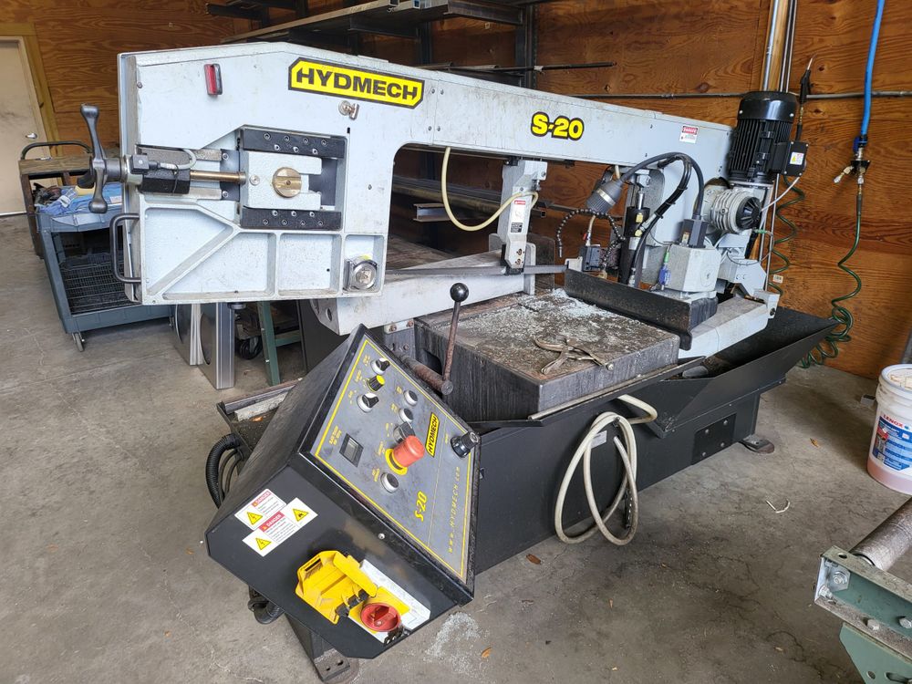 HydMech S20 Band Saw PLC Controls