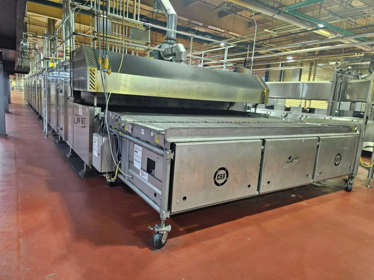 Babbco A-148-86 Direct Fired Tunnel Oven w/ Loader and Unloader