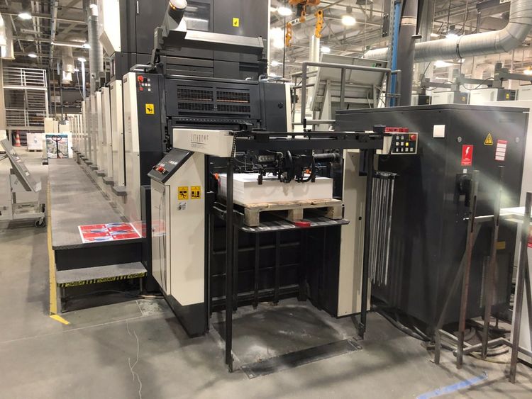 Komori LS629 LX UV + Diecutting Embossing and Cold Foil