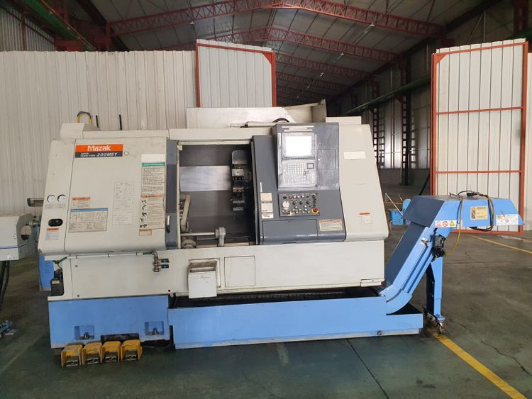 Mazak CNC CONTROL 5000 RPM SQT-200MSY 4 Axis