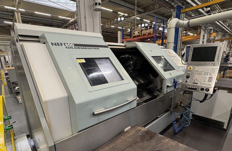 DMG, Gildemeister Siemens 840D 3000 rpm NEF 600 2 Axis