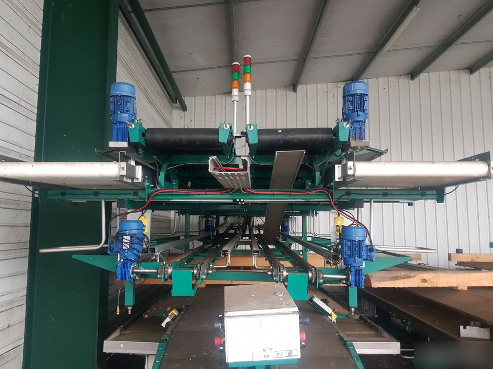 Complete modules for fruit / vegetable packaging conveyors