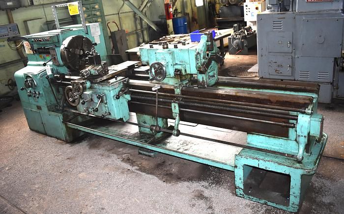 American ENGINE LATHE w/DIGITAL READOUTS 1000 RPM 21.5