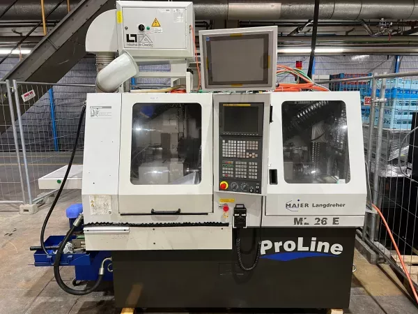 Maier Maier Pro GE-Fanuc 6000 rpm ML 26 E CNC LATHE 2 Axis