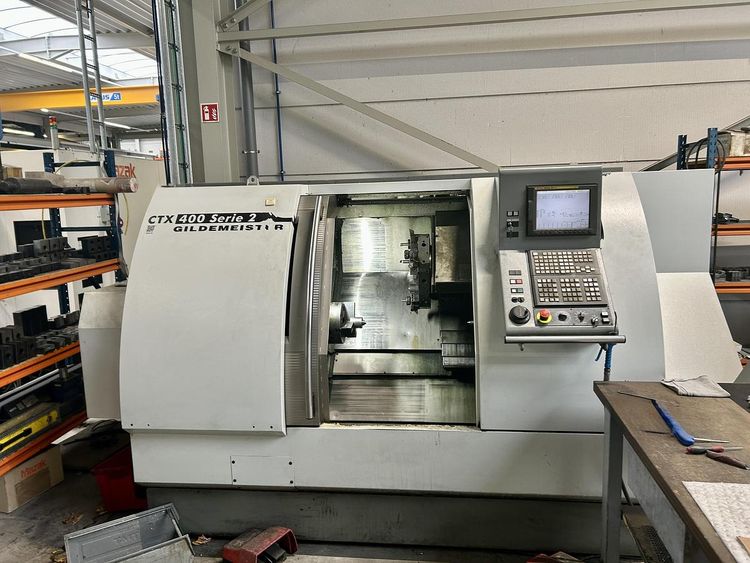 Gildemeister FANUC 21i-T 5000 rpm CTX400 Series2 2 Axis