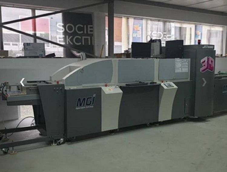 MGI Jet varnish 3D UV Spot coating machine