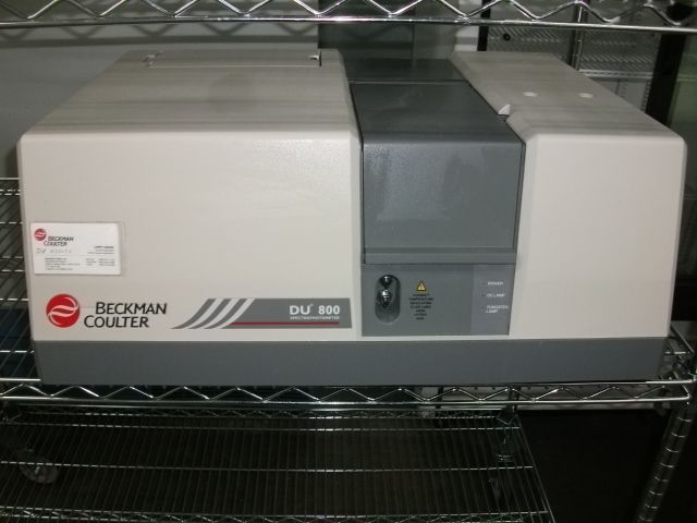Beckman Coulter DU800, UV/Vis Spectrophotometer